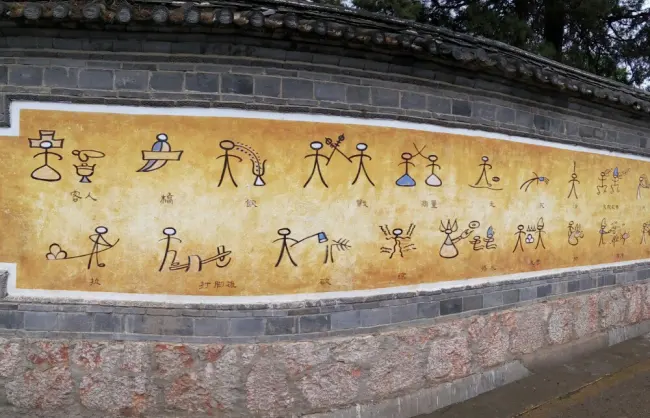 Yunnan Lijiang Baisha Murals in Baisha Village