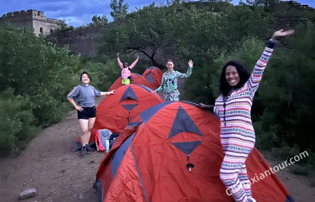 Camping on the Great Wall - China Xian Tour: Private & Tailor-Made China Tours Camping on the Great Wall