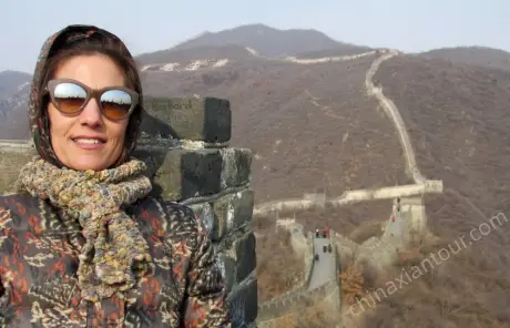 China Xian Tour clients visit the Great Wall