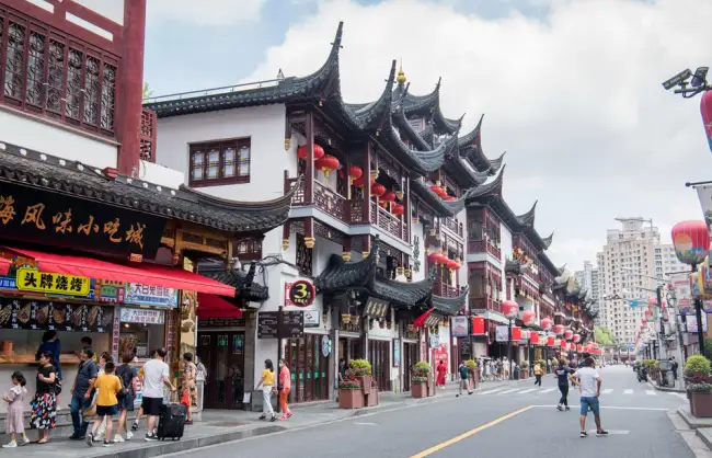 Shanghai Chenghuangmiao Old Street
