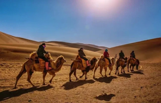 Silk-Road-tour-camel-riding - China Xian Tour: Private & Tailor-Made China Tours Silk-Road-tour-camel-riding